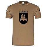 Copytec BW Tropen PiSchule FSHBauT Pionierschule Ingolstadt BW Wappen Pionier #17256, Größe:3XL, Farbe:Khak