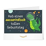 Amazon.de Gutschein zum Drucken (Ausserirdischer Geburtstag)