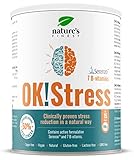 Nature's Finest OK!Stress Getränk | 7 B-Vitamine | Klinisch nachgewiesen Stress reduzieren | Enthält Serenzo™ | Geeignet für Vegetarier und Veg