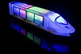 PALESTRAKI Elektrische Eisenbahn Kinder - Mit LED Beleuchtung und Musik. Tolles, Geschenk für Jungen und Mädchen ab 3 J