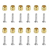 YunBey Olive Steckereinsatz, 12 Set Hydraulische Scheibenbremse Olive Verbindungseinsatz für Shimano BH90 (Olive Und Insert-Pin)