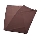 Zerone 170 cm x 50 cm Lautsprecher-Grilltuch Stoff staubdicht Lautsprecher Mesh Tuch Schutzgitter Abdeckung für Stereo Audio Lautsprecher (braun)