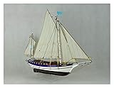 XXDONG Lxrzls. Modellskala 1/30 Klassisches Holz Segelschiff Modell Kit Modernes Segeln DIY. M