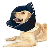 WingFly Schutzkragen für Hunds Halskrause Schützender Einstellbar Hundekragen Schutzkragen Krägen mit Klettverschluss Tier Kragen Elizabethan Halsband für Haustier Hund Katze Nackenschutz Kissen (XL)