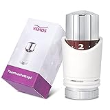 Heizkörper Thermostatkopf M30 x 1,5 Chrom | Thermostat Heizung Thermostatventile Heizkörperthermostat Heizkörper Ventil Adapter Heizungsventil Heizungsthermostat Ventilaufsatz Kompaktheizkörp
