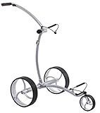 Leisure Golf Elektro Golftrolley Ikarus DHC Slim Line (Silber)