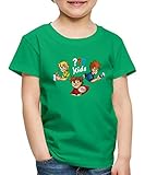 Spreadshirt Die DREI Fragezeichen Kids Detektive Kinder Premium T-Shirt, 122-128, Kelly G