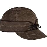 Stormy Kromer Waxed Cotton Cap - Lightweight Fall Hat with Earflap