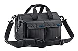 CULLMANN - 98370 - AMSTERDAM Maxima 335 Kameratasche für mittleres bis großes DSLR-Equipment mit großer Taschenöffnung, schwarz - Innenmaße 300x150x190mm - 990g