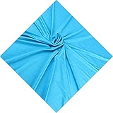 WanXingY Lycra Polyester-Spandex-Gewebe-Strick for Tänzerin-Badebekleidung 1 Yard glänzend Milliskin 4-Wege-Stretch (Farbe : Blau)