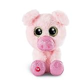 NICI 46629 GLUBSCHIS Kuscheltier Schwein Zuzumi 15cm, Flauschiges Plüschtier mit großen Glitzeraugen, süßes Stofftier für Kinder und Kuscheltierliebhaber, pink