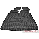 Mattenprofis Gummimatten + Gummi Kofferraumwanne Set kompatibel mit Ford Focus II DA Turnier ab Bj.2004-2011 G