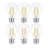 ExtraStar Edison Vintage Glühbirne,E27 1200Lm LED Lampen,10W ersetzt 100W Halogenlampen, 220-240V, 3000K Warmweiß, A60 Classic Glühfaden kerzenlampe, Nicht Dimmbar, 6 Stück