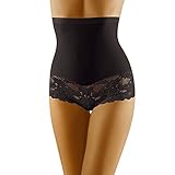 Wolbar Damen Hipster Slip WB183, Schwarz,Larg