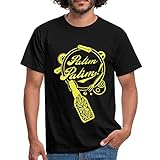 Spreadshirt Palim Palim Flasche Pommes Männer T-Shirt, L, Schw