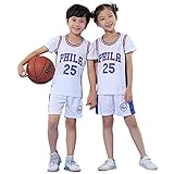 Basketball Trikot Für Kinder Herren NBA Basketball Trikots Set Mesh Weste Shirt + Sommershorts (XL,colour-07)
