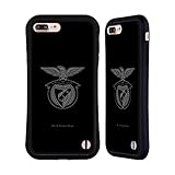 Head Case Designs Offiziell Offizielle S.L. Benfica Schwarz 2021/22 Crest Hybride Handyhülle Hülle Huelle kompatibel mit Apple iPhone 7 Plus/iPhone 8