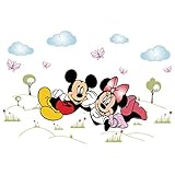 Kibi Wandtattoo Mickey Mouse Wandtattoo Mickey und Minnie Wandaufkleber Mickey Mouse wandsticker Mickey Maus Wandsticker Kinderzimmer Micky Mouse Aufkleber Wanddeko Wandsticker Minnie M