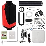 SRGRTRG 8KW 24V Air Diesel Heizung,Standheizung Mit Fernbedienung LCD-Schalter Schalldämpfer Für Boot,Auto,Motor-Haushalt,Wohnmobil,RV-5KW 12V