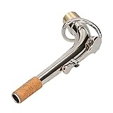 Yi-Achieve ] Alto Saxophon Hals Messing Biegung Hals Saxous Ersatzteil Sax Zubehör (Color : Silver)