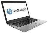 HP EliteBook 840 G1 Laptop 35,6 cm (14 Zoll) (Intel Core i5-4200U, 8 GB RAM, 240 GB SSD, Windows 10 Professional) schwarz (Generalüberholt)