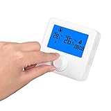 Programmierbarer Thermostat, 5 ~ 35 ° C 5 + 2 Tage Programmierbarer Temperaturregler für Digitale LCD-Displays, RF Wireless für das Wohnzimmer zu H