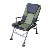 AGEM Outdoor Stuhl Fishing Chair Fischerstuhl Faltbar Outdoor Karpfenstuhl mit Armlehne 150kg