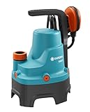 Gardena Classic Schmutzwasserpumpe 7000/D: Tauchpumpe mit Fördermenge 7000 l/h, Automatic-Funktion, robust und zuverlässig, mit Schwimmschalter, leise und wartungsfrei (1665-20)