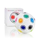 CUBIDI® großer Regenbogenball mit 19 Kugeln - Geschicklichkeitsspiel - Spannendes Knobelspiel für Kinder und Erwachsene Mädchen und Jung