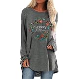 Women's I'm Only Talking to My Dog Today Sweatshirt Novelty Funny Dog Lovers Gifts Crew Neck Long Sleeve Pullover Blouse(Gray, XL)