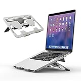 Laptop Ständer, Verstellbarer Tablet tständer aus Aluminium Riser Tragbarer Notebookhalter-Ständer Kompatibel mit MacBook Air Pro, Wacom, Chromebook, iPad Pro, HP, Dell, Lenovo 10-17 '
