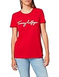 Tommy Hilfiger Damen WW0WW28682 T-Shirt, Primary Red, M