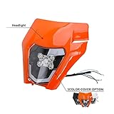 Motorrad-Scheinwerfer-LED-Universal-Scheinwerfer-Verkleidung, Scheinwerfer, für K.T.M EXC250 SX250 EXC450 SX350 SXF450 EXC525 640LC4 Dirt Bike Motocross Enduro Supermoto-Orang