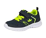 Lico Skip VS Herren Sneaker, Marine/ Lemon, 36 EU