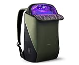 Kingsons UV Sterilisation Laptop Rucksack 15,6' Anti-Diebstahl Business Travel hohe Kapazität Casual Daypack mit USB L