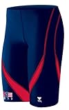 TYR USA 2012 Olympics Herren Solid Splice Jammer, Marineblau/Rot, 26