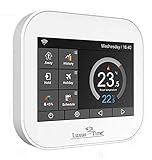 Raumthermostat LX-MC6 Touchscreen für Fußbodenheizung, Heiß Wasser mit APP, WiFi in Weiß Amazone Alexa Google Home Smart Home Luxus-T