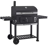 tepro Holzkohlegrill Grillwagen Toronto XXL, Grillfläche: ca. 71,5 x 46