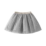 Kobay Frühling und Sommer Mode Baby Kinder Mädchen Prinzessin Sterne Pailletten Party Tanz Ballett Tutu Röck