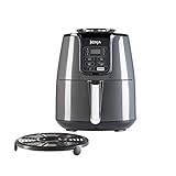 Ninja Air Fryer [AF100EU], Black Heißluftfritteuse mit präziser Temperaturregelung, Fritteuse ohne Öl und F