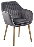 Amazon Marke - Movian Wendy Esszimmerstuhl, dunkelgrau, 61 x 57 x 83