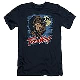 Teen Wolf Moon Wolf Men's Slim Fit T-Shirt Black XL