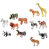 powers Tierfiguren Für Kleinkinder Dschungel Tier Spielzeug Set Realistisch Dschungel Zootierfiguren Für Kinder Kleinkinder Mit Giraffe Löwe Urwald Spielzeuge Sp