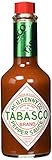 Tabasco Pepper Sauce - 350 ml / 0,35 Liter Glasflasche - original - 100% natürliche Zutaten - scharfe Chili-S