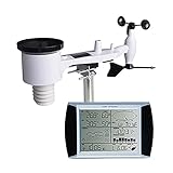 Goodvk Kleine Wetterstation Touchscreen Small Mini Home Weather Station Wettervorhersage Machine Anemometer Regenmesser Einfach Einzurichten (Farbe : Photo Color, Size : One Size)