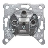 Triax 3-fach Antennendose Twin SAT/TV Dose 2x F-Buchse 1x TV/Radio Auslass EDS 322 F