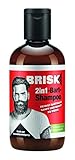 BRISK Bart-Shampoo – 2in1 Bartpflegemittel im Vorratspack – 1 Pack (150 ml)