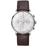 Junghans Herren-Armbanduhr XL Meister Chronoscope Chronograph Automatik Leder 027/4120.00