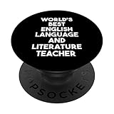 Weltbester Englisch-Sprach- und Literaturlehrer - Lustig PopSockets mit austauschbarem PopGrip