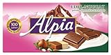 Alpia Schokolade Edel Nougat, 20er Pack (20 x 100 g Packung)
